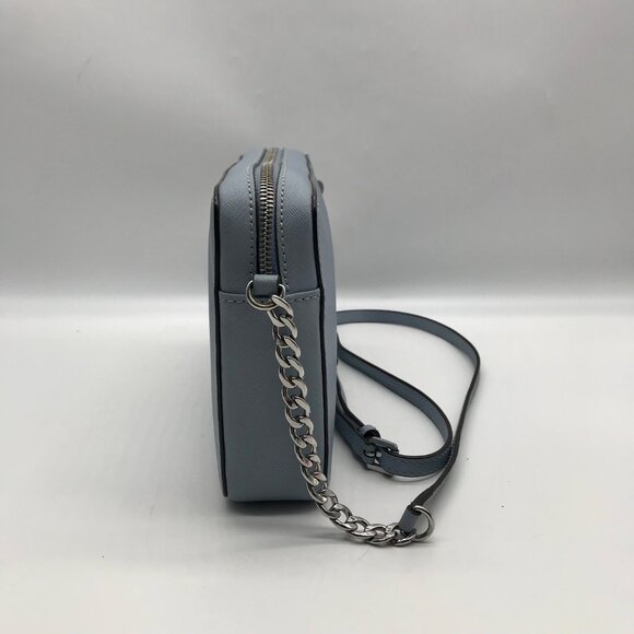 Michael Kors Jet Set Sky Blue East West Saffiano Leather Crossbody - Picture 3 of 10